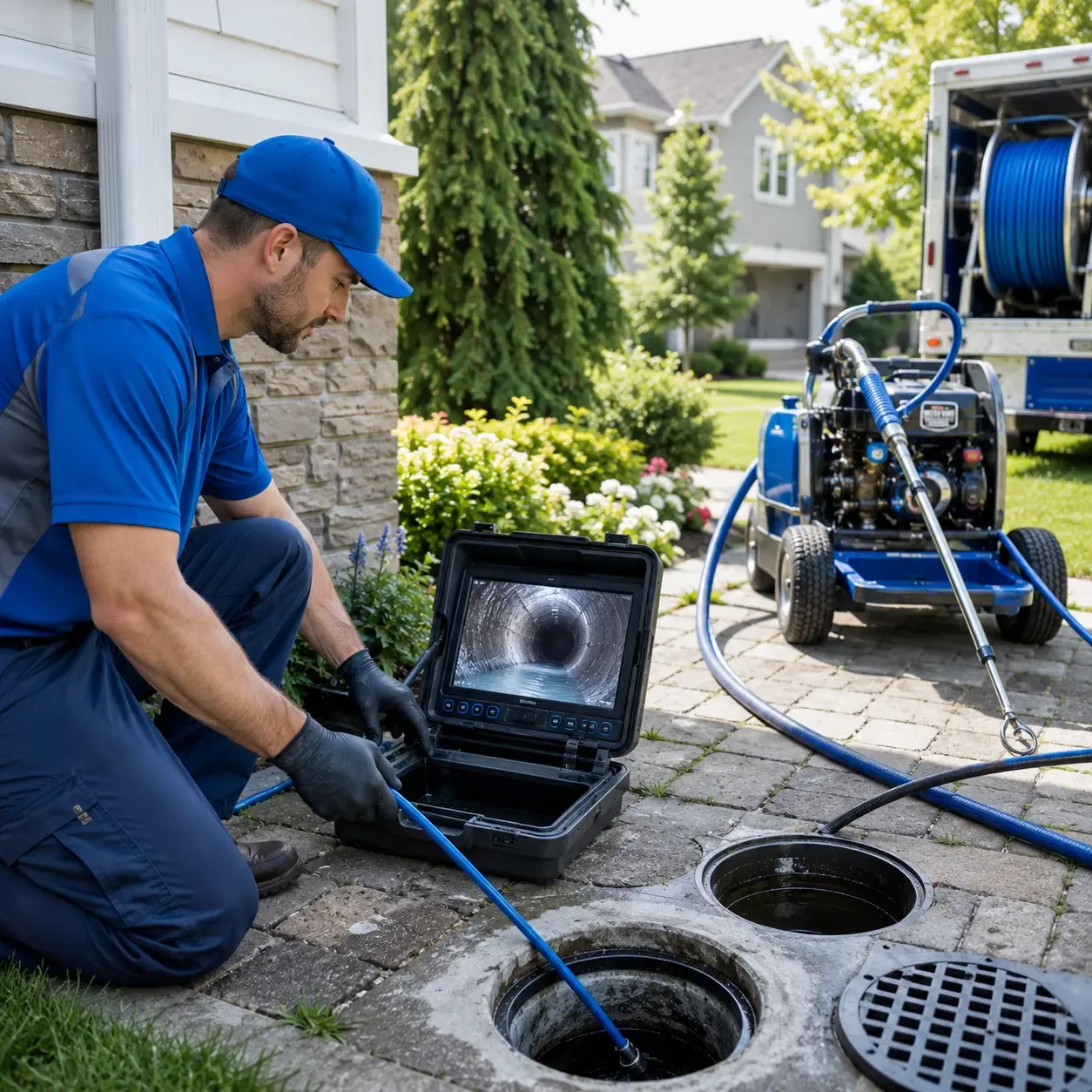 Outdoor drain cleaning professionals serving Garden City, AL